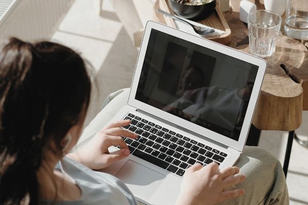 Woman in virtual therapy session — receiving social anxiety therapy online in Los Angeles