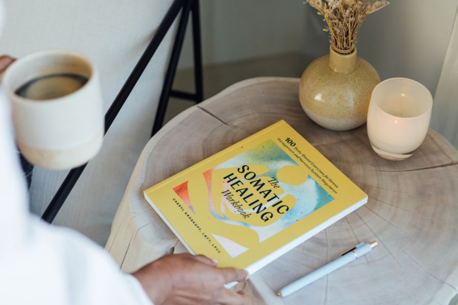 The Somatic Healing Workbook book cover by Cheryl Groskopf, LMFT, LPCC