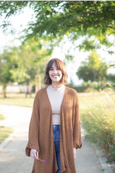 ALT TEXT: Cheryl Groskopf, LMFT, LPCC, smiling outdoors in Silver Lake.